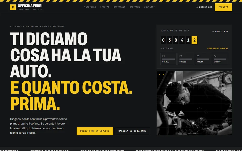 Anteprima del sito Officina Ferri